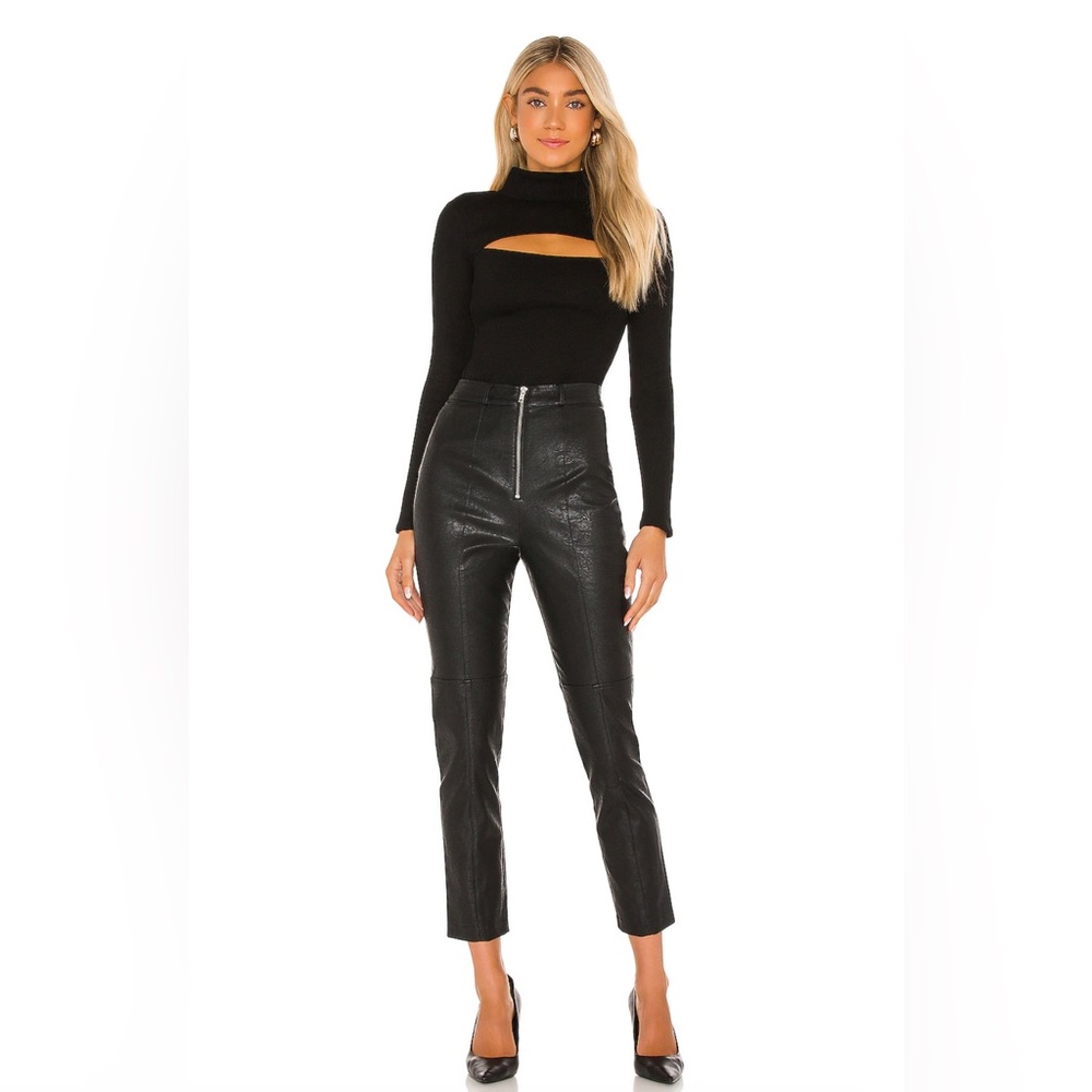 NEW Lovers and Friends Black Viana Long Sleeve Top Size XXS NWT - Picture 2 of 14